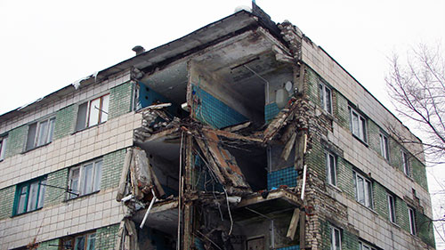 Разрушение здания