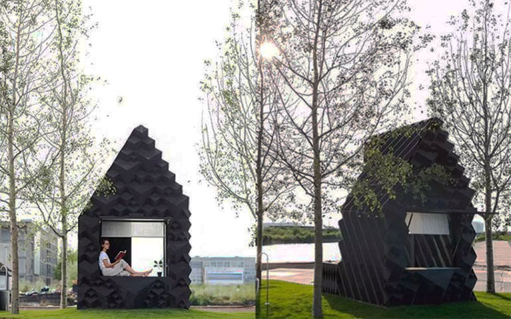 3D-печать городского домика 8 м2, местоположение - Амстердам